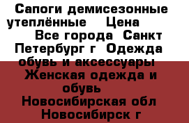 Сапоги демисезонные утеплённые  › Цена ­ 1 000 - Все города, Санкт-Петербург г. Одежда, обувь и аксессуары » Женская одежда и обувь   . Новосибирская обл.,Новосибирск г.